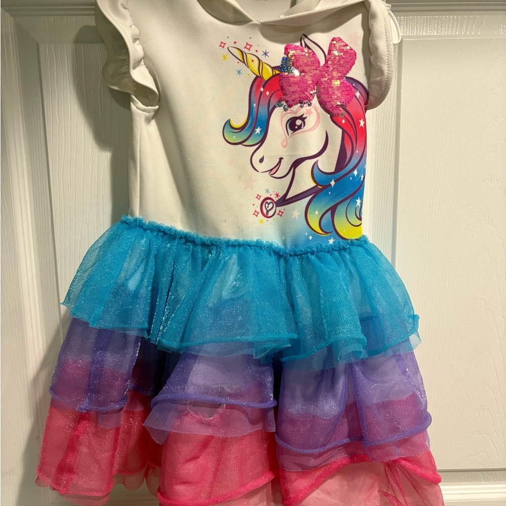 Unicorn Fantasy Kids Costume size 4-5 XS